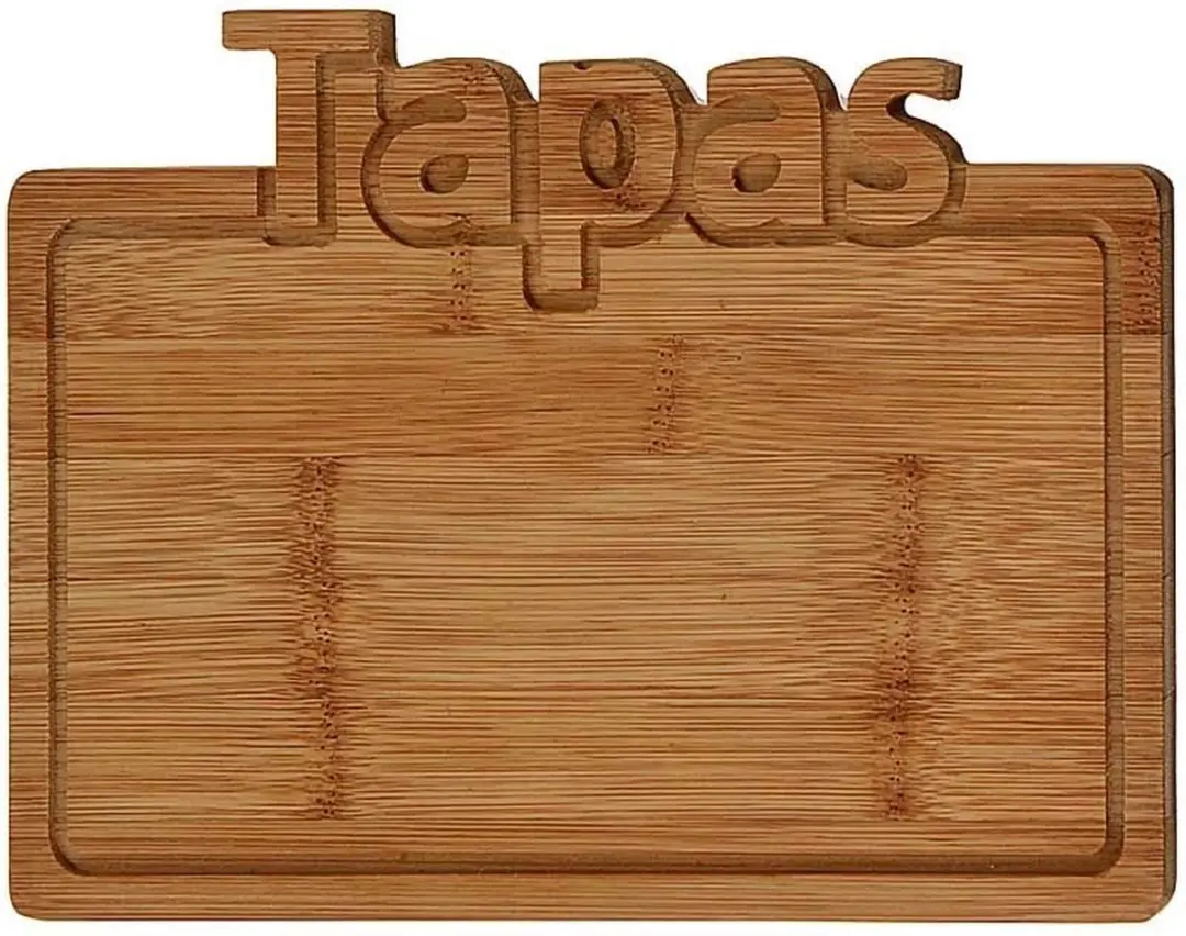 Excellent Houseware Bamboe Tapas Snijplank 25x17cm