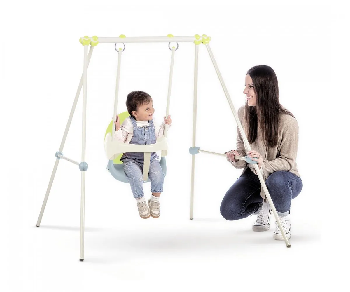 Smoby Metalen Babyschommel 120x117x120cm - Meerkleurig