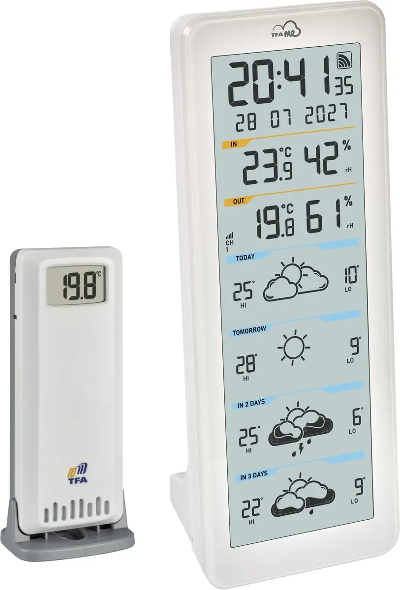 TFA Dostmann TFA.me ID-06 WiFi-weerstation - 4 dagen vooruit