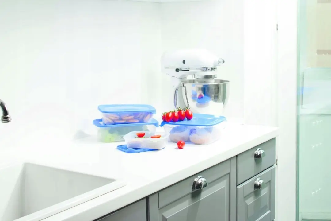 Curver Fresh & Go Vershoudbak 3L - Transparant/Blauw