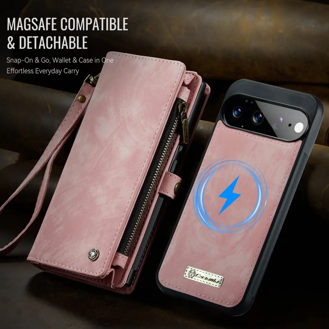Caseme 008 Hoesje Pixel 11 Pro XL - Roze - 8 Pasjes