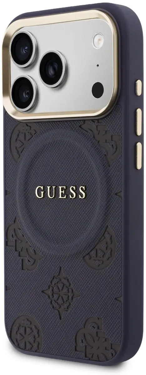 Guess Telefoonhoesje iPhone 17 Pro MagSafe - Blauw