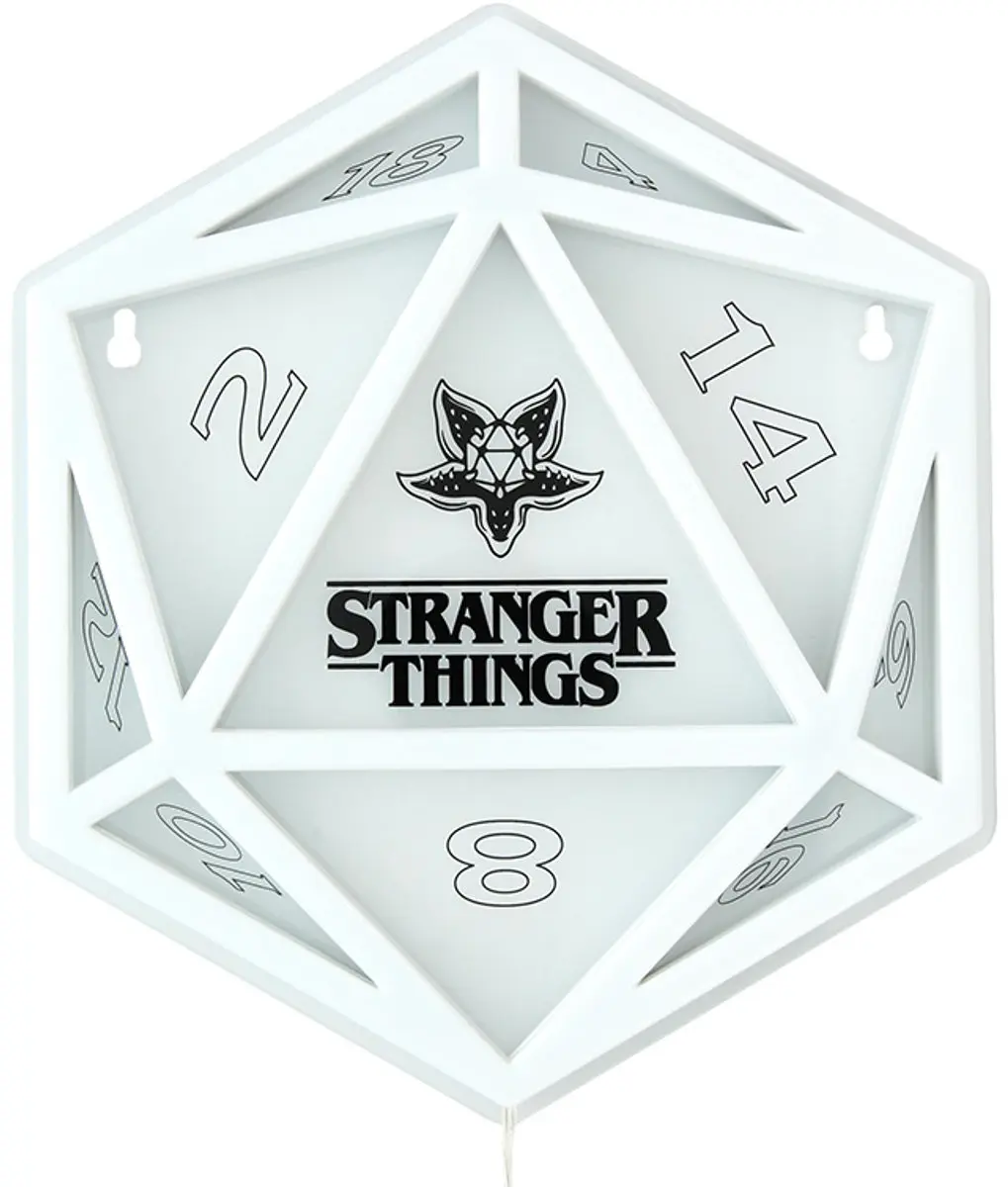 Paladone Stranger Things Neon LED Lamp D20
