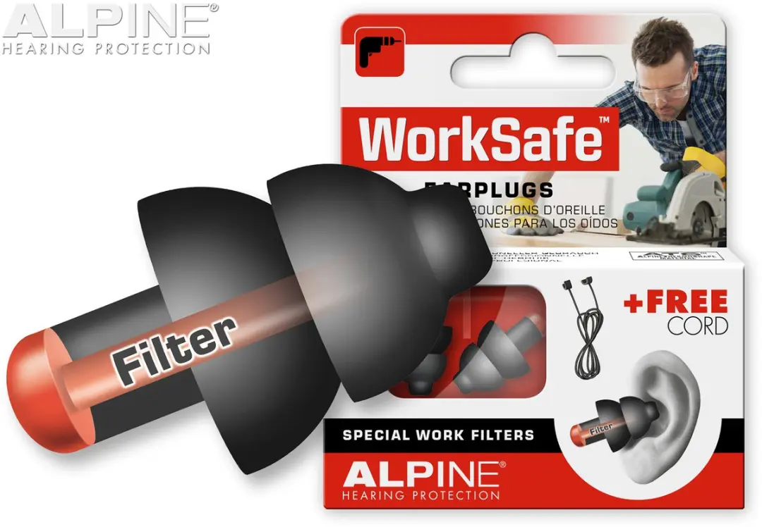 Alpine Worksafe Oordoppen - 1 Stuk