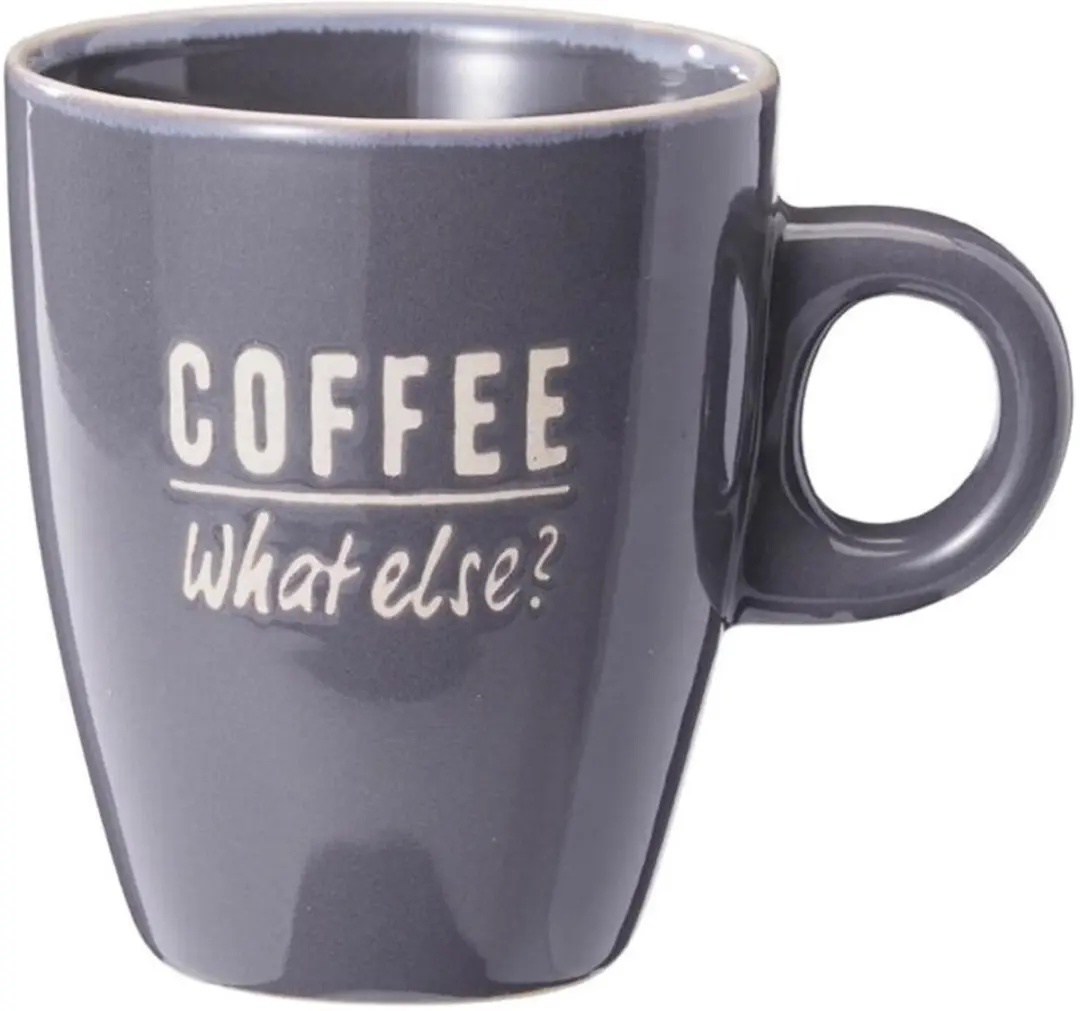 Excellent Houseware Siaki Barista Café Mokken - 6x 220ml Donkerblauw