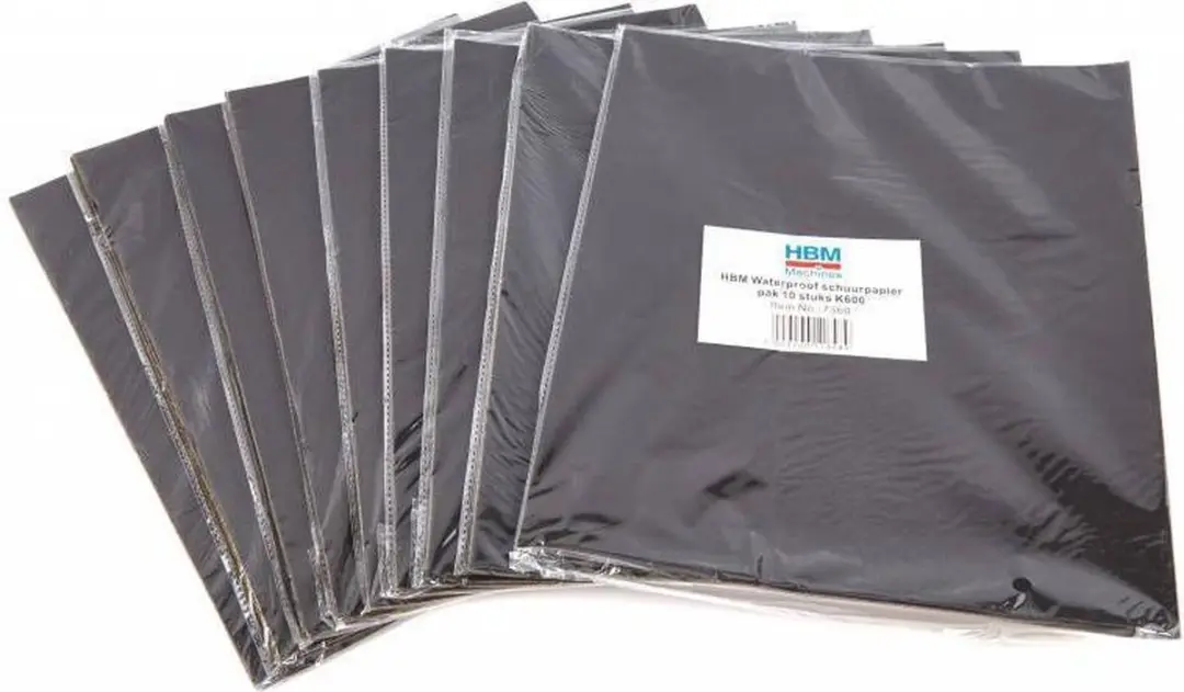 HBM Waterproof Schuurpapier K320 - 10 Stuks