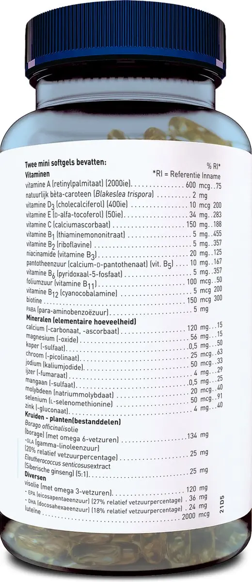 Orthica Teener Multi Multivitaminen 120 Softgels