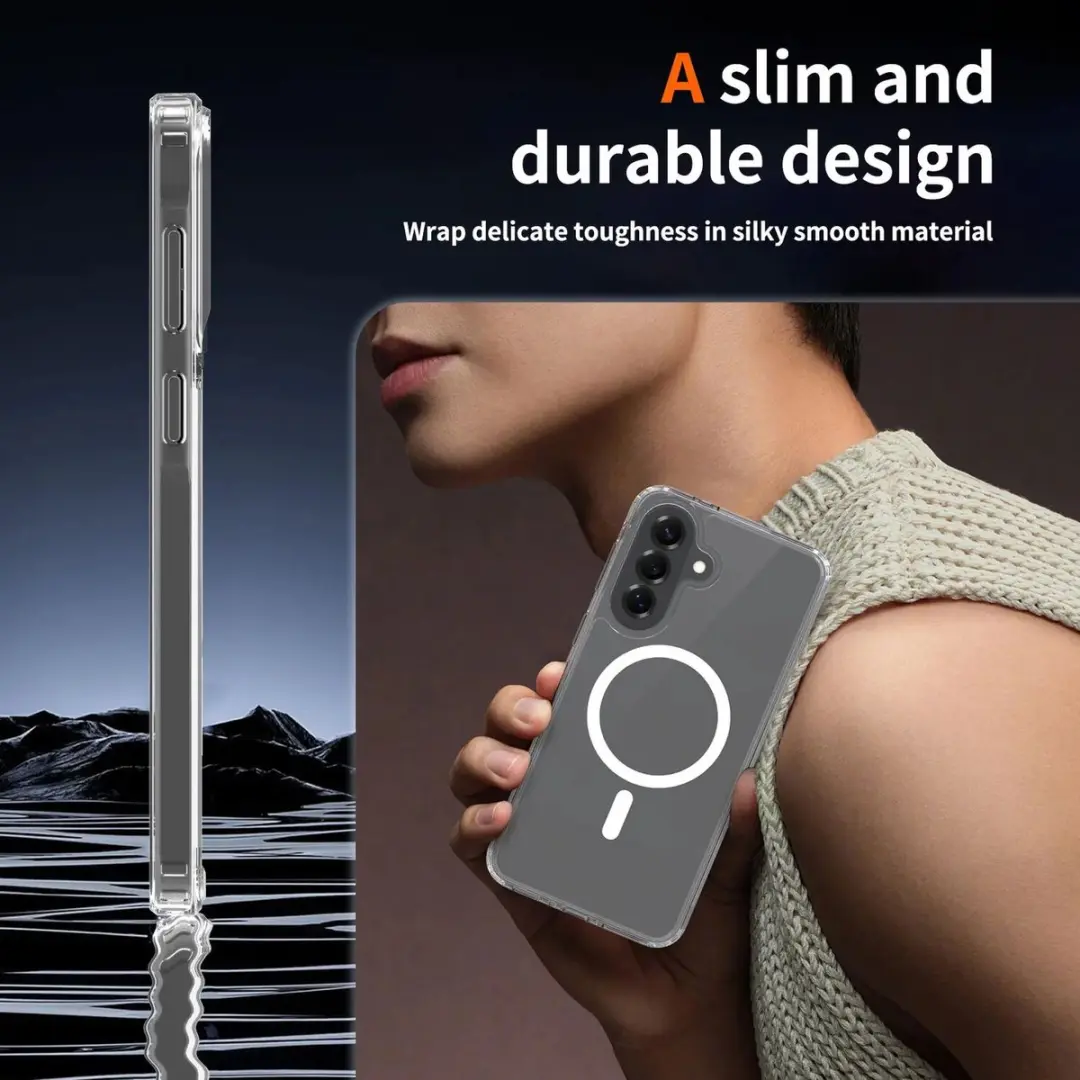 Selected Hoesje Samsung Galaxy A37 MagSafe - Transparant