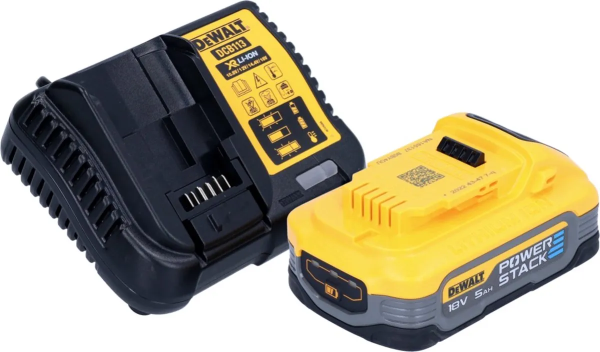 DeWalt DCF892 H1 Slagmoersleutel 18V 812Nm - Powerstack 5.0Ah + Lader - afbeelding 5 van 5