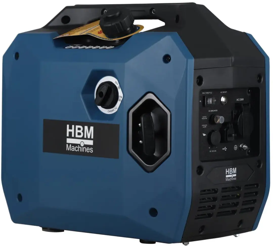 HBM Aggregaat 2000W 79,7cc Benzine - 230V USB-A/USB-C