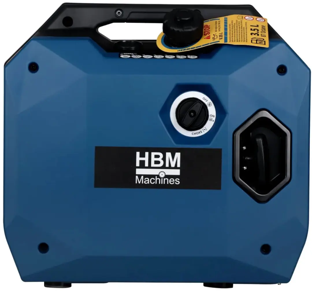 HBM Aggregaat 2000W 79,7cc Benzine - 230V USB-A/USB-C
