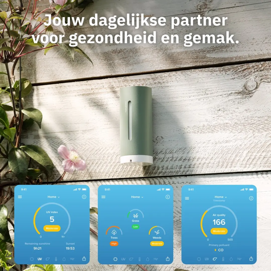 Netatmo Weerstation Indoor Pack 2.0 - CO2 & Luchtkwaliteit - Mint