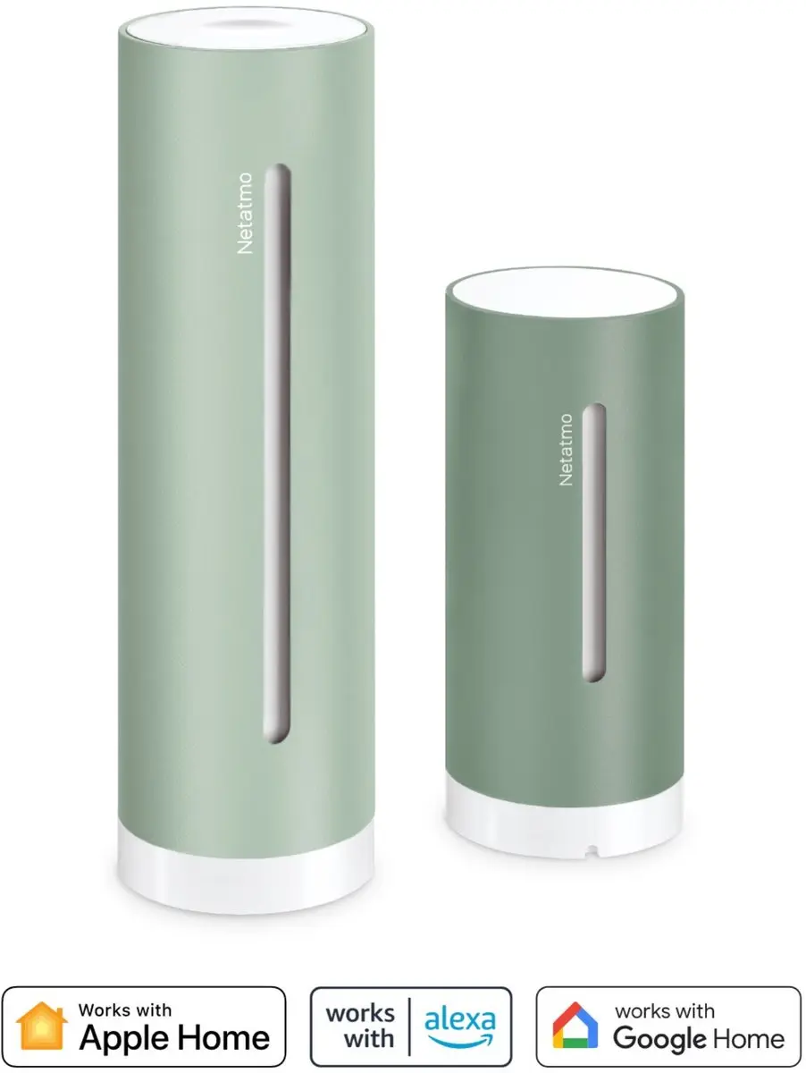 Netatmo Weerstation Indoor Pack 2.0 - CO2 & Luchtkwaliteit - Mint
