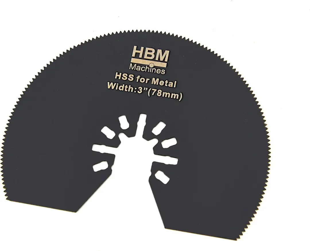 HBM H130360 Half Rond Zaagblad 78mm - Metaal/Hout/Plastic