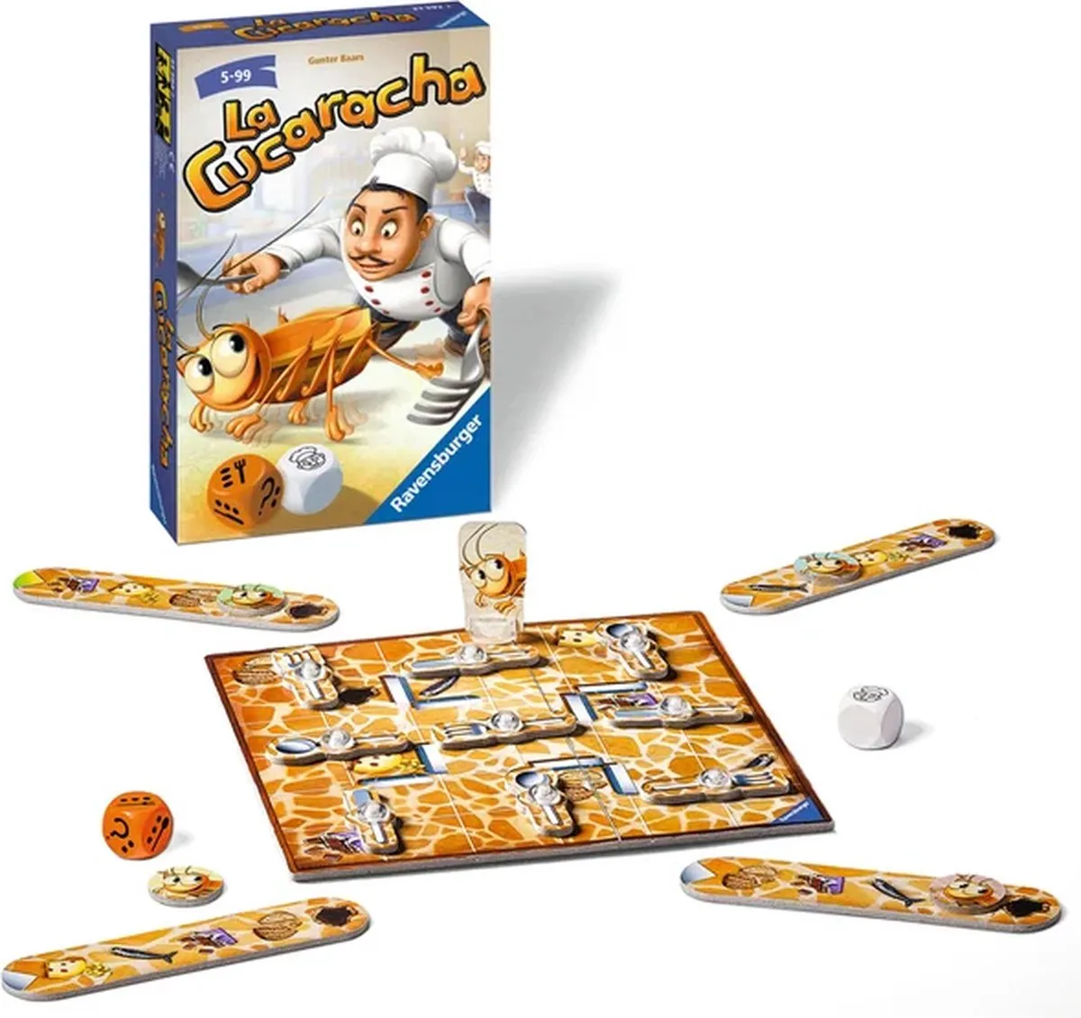 Ravensburger La Cucaracha Pocketspel - 2-4 Spelers - afbeelding 6 van 6
