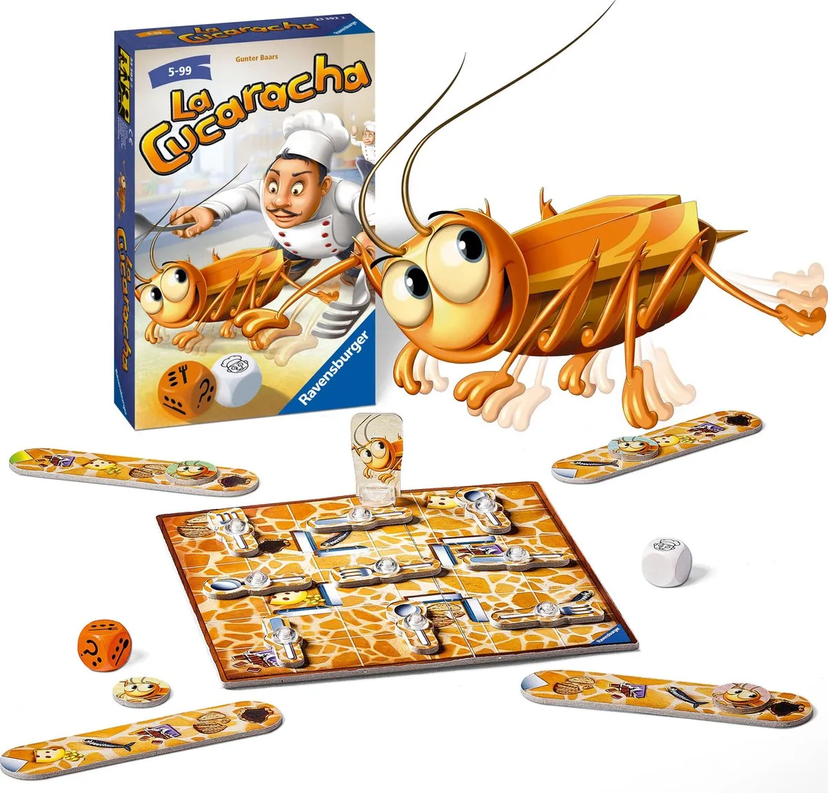 Ravensburger La Cucaracha Pocketspel - 2-4 Spelers