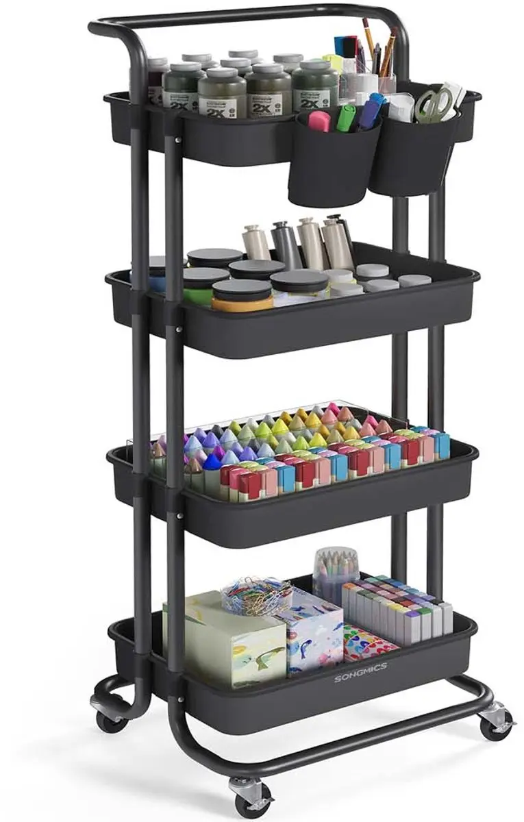 Songmics Trolley 4-niveaus