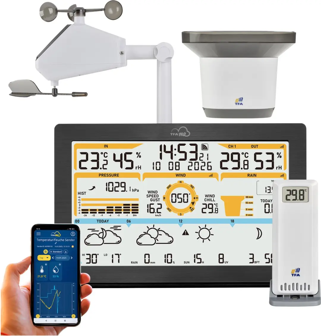 TFA Dostmann TFA.me ID-05 WiFi-weerstation