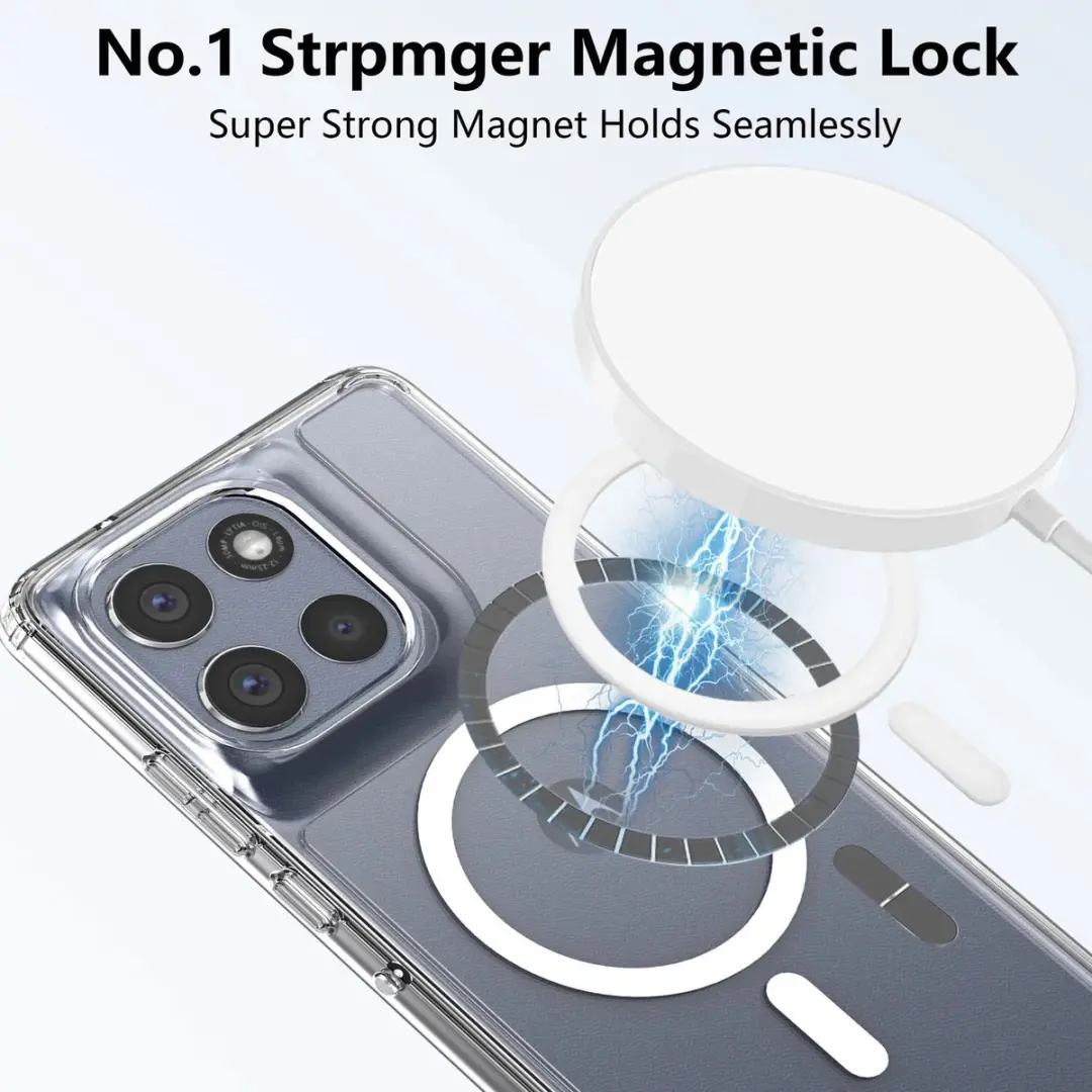 Selected Hoesje Motorola Moto G86 MagSafe Transparant