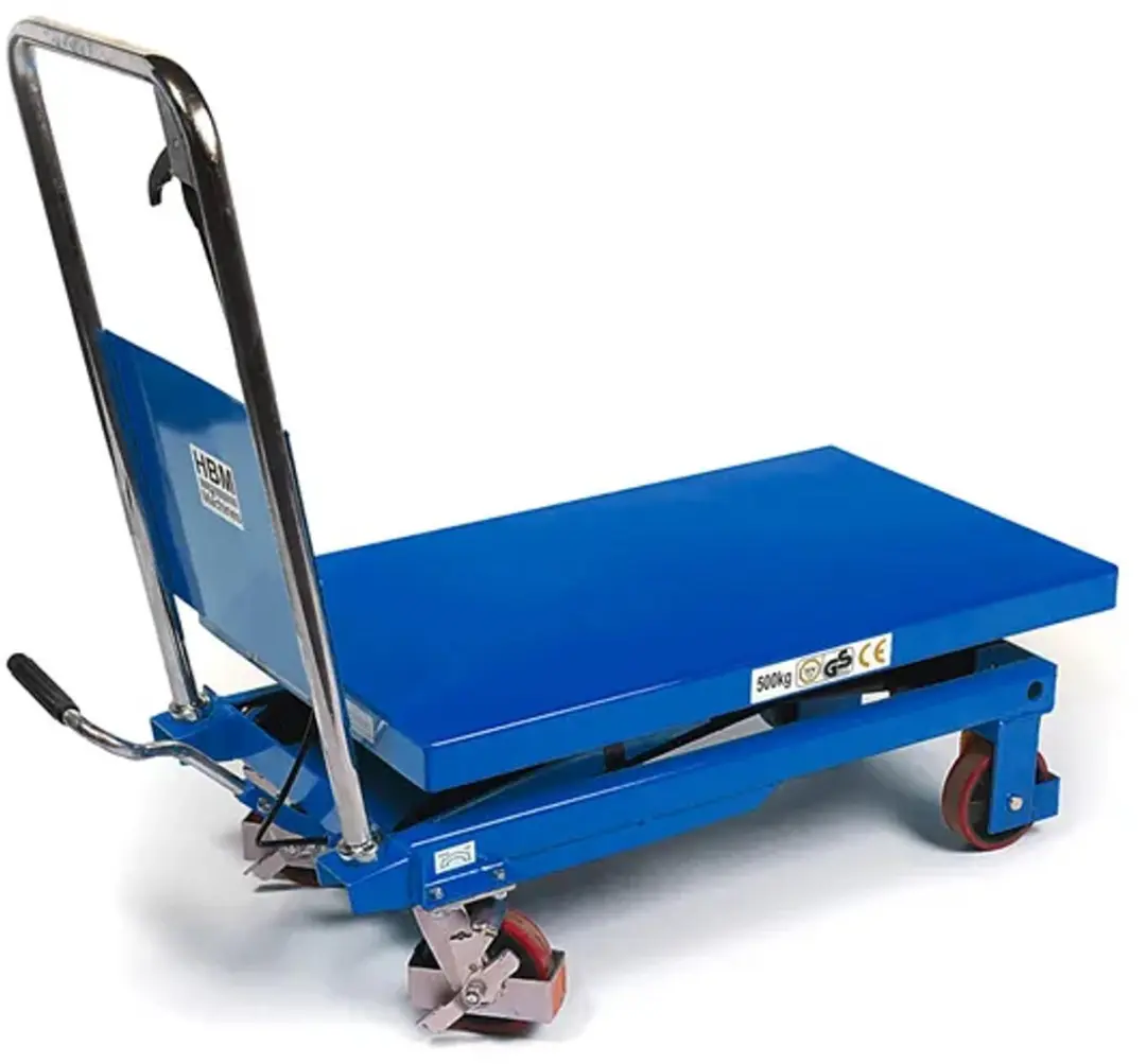 HBM Verrijdbare Werktafel 500 kg - Blauw