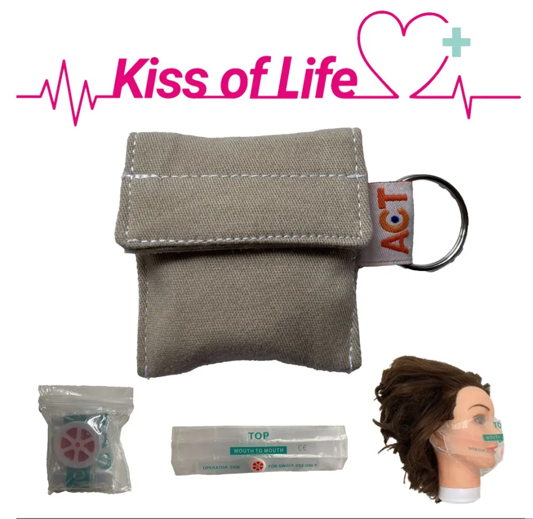 Kiss of Life CPR Sleutelhanger
