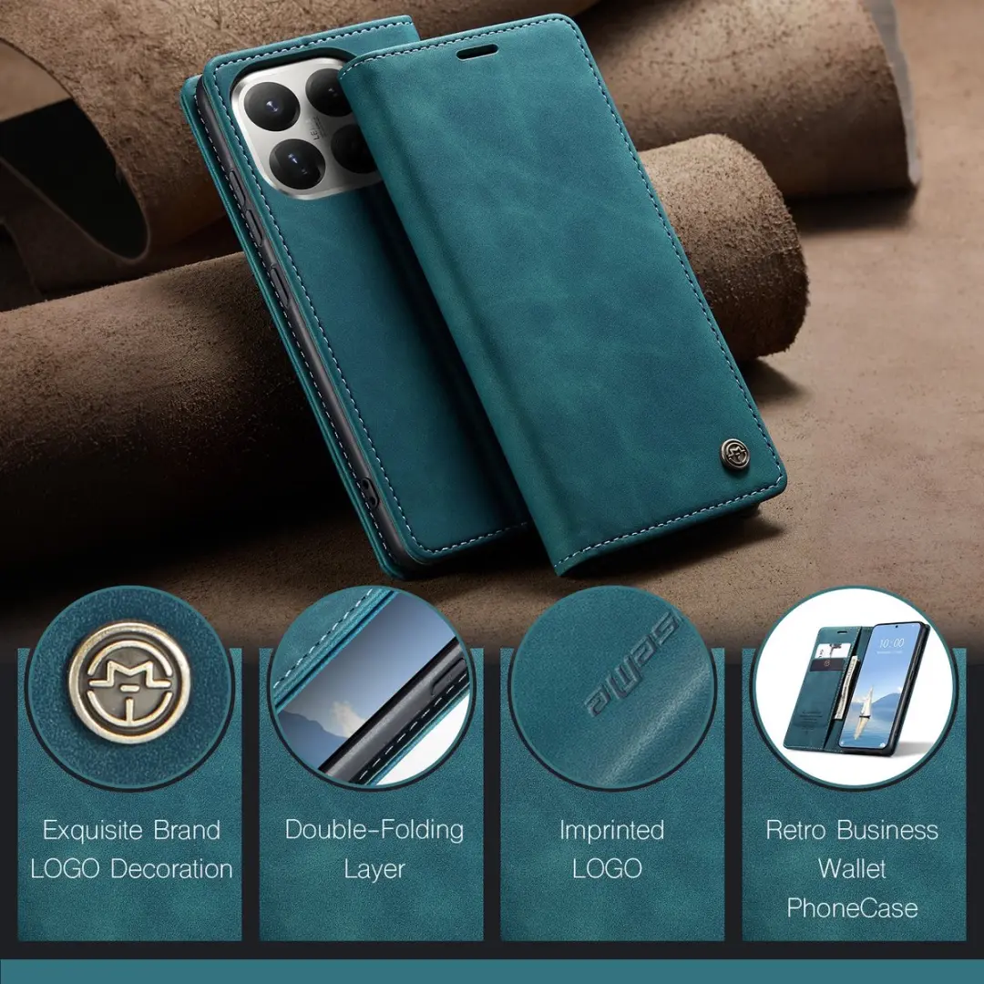 Caseme Hoesje Xiaomi 17T Pro Blauw - 2 Pasjes - afbeelding 6 van 6