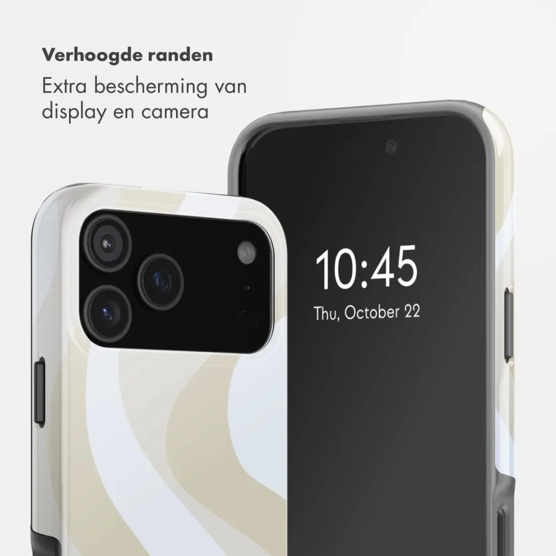 Selencia Hoesje iPhone 17 Pro Desert Waves Beige