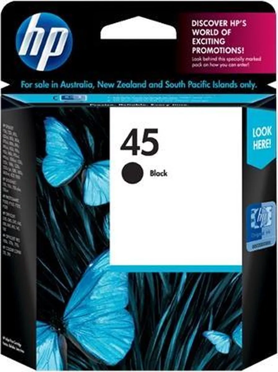 HP 51645AA Inktcartridge - Zwart