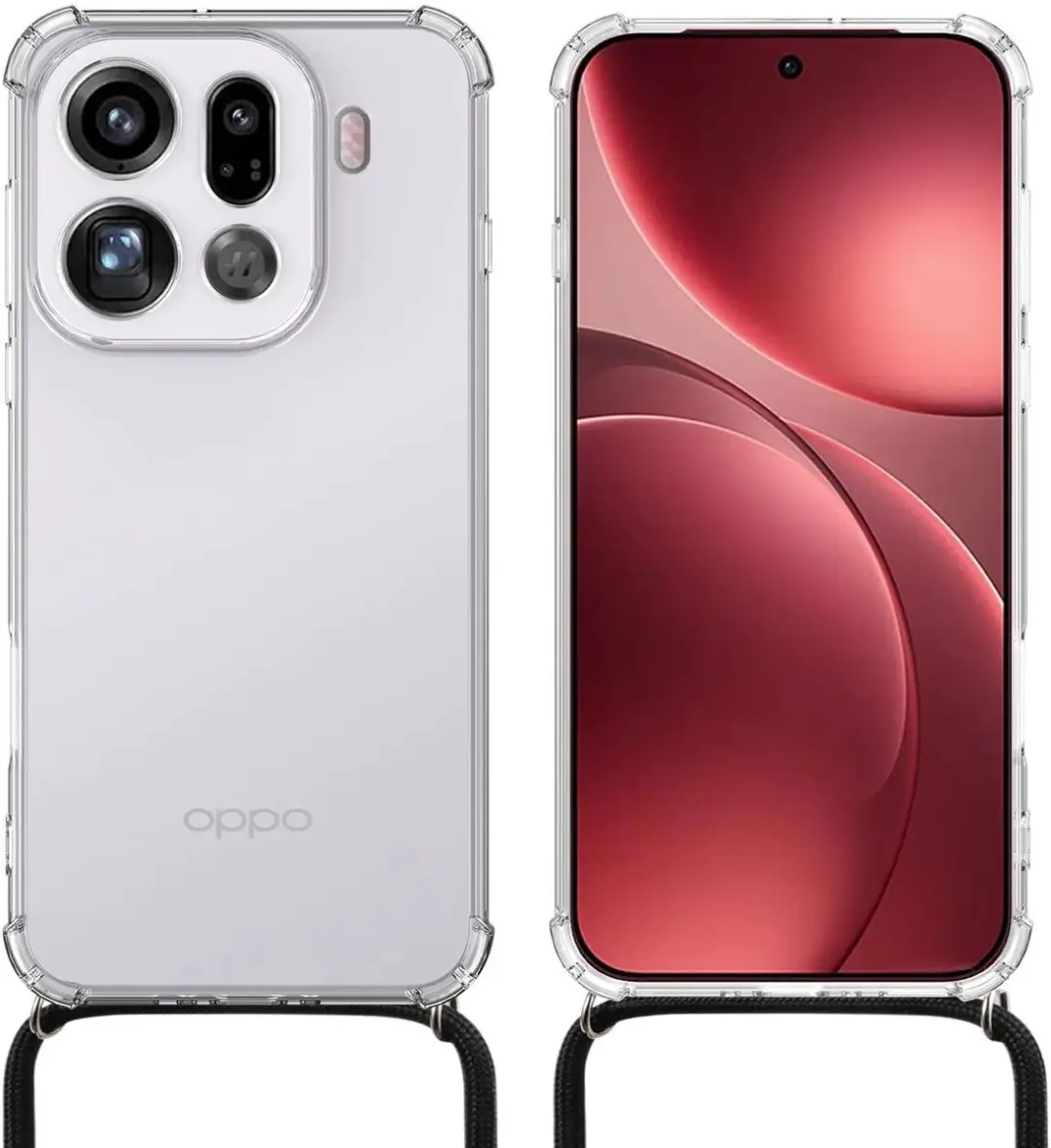 Selected Transparant Hoesje Oppo Find X9 Pro - TPU Schokbestendig
