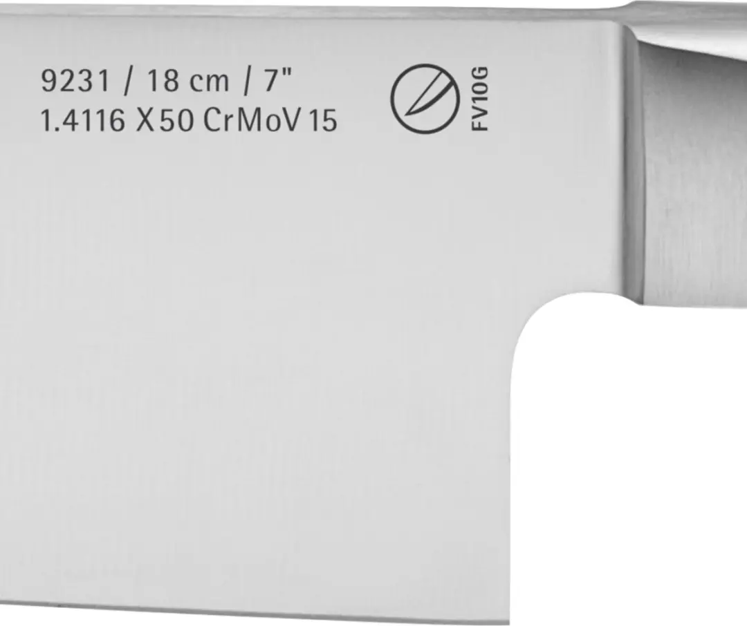 WMF Spitzenklasse Plus Santokumes 18cm - Zilverkleurig/Zwart