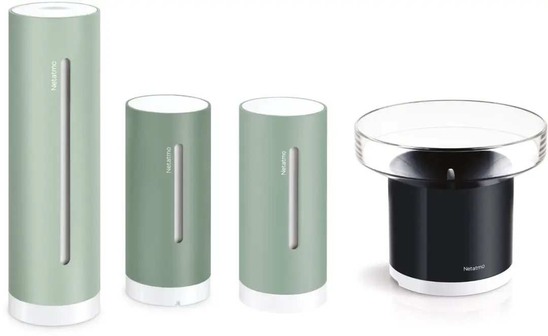 Netatmo Weather Pack Weerstation Regenmeter CO2 Luchtkwaliteit Mint