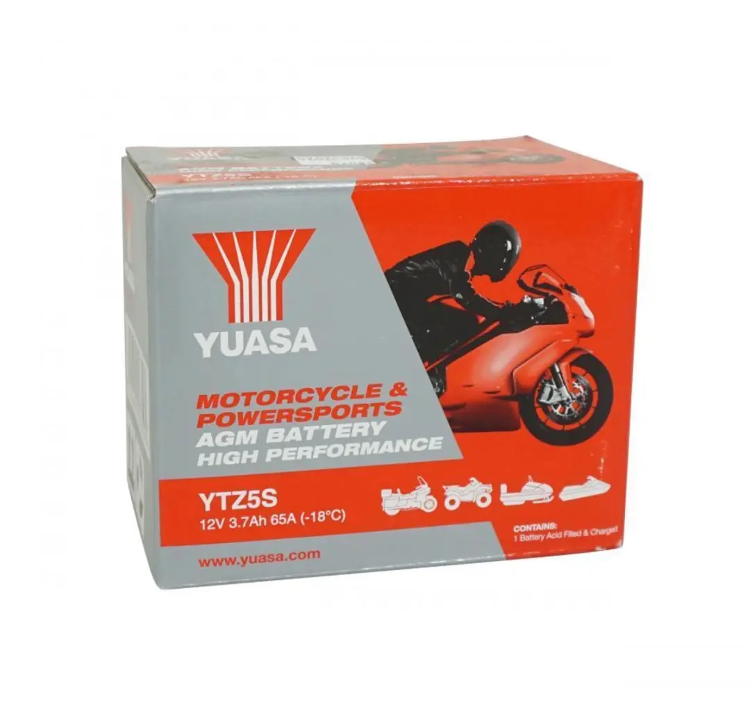 Yuasa YTZ5-S Accu - 12V 3,7Ah - Kawasaki 450 KLX R 2008-2010