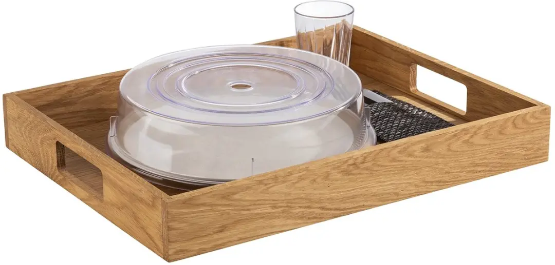 APS 761 Houten Dienblad Eiken 45x35cm - Vaatwasserbestendig