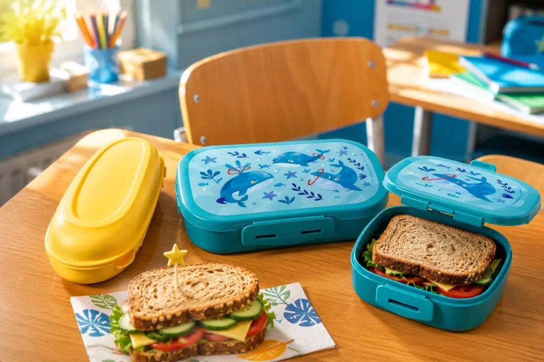 Amuse 3-delige Lunchboxset Blauw - School & Onderweg