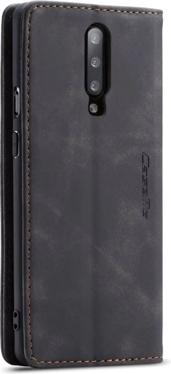 Caseme 013 Bookcase Portemonnee OnePlus 7 Pro - 2 Pasjes - Zwart