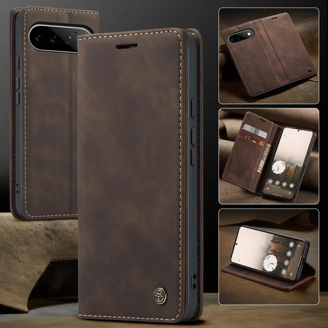 Caseme Book Case 013 Google Pixel 11/11 Pro - Donkerbruin