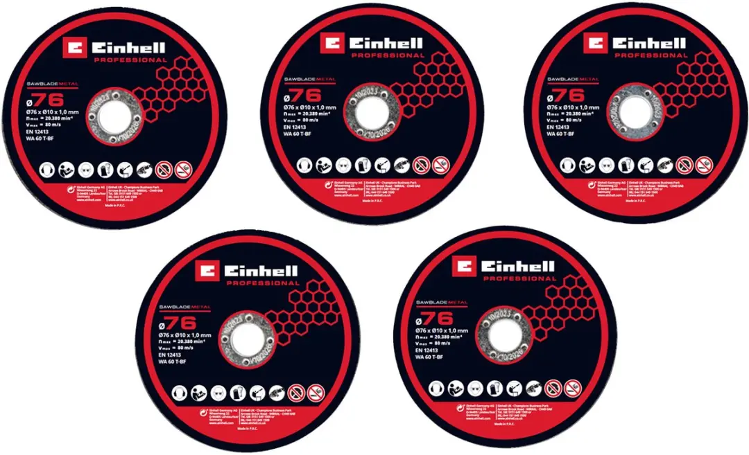 Einhell Slijpschijvenset Ø76mm
