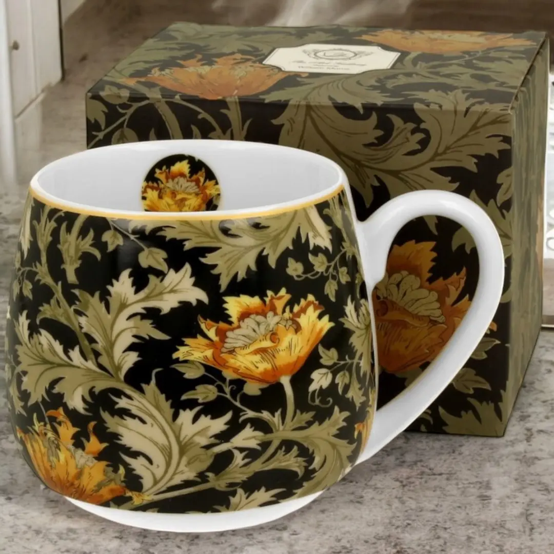 Duo Baril Mok 430ml - Geschenkverpakking - Zwart/ Groen/ Geel