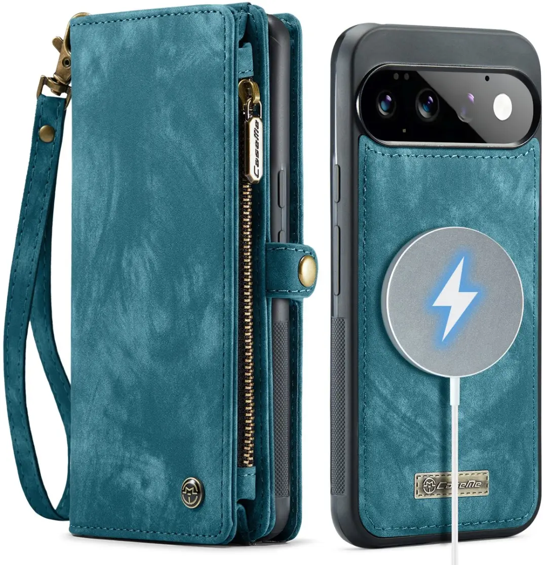 Caseme 008 Hoesje Google Pixel 11/11 Pro - Blauw - 8 Pasjes