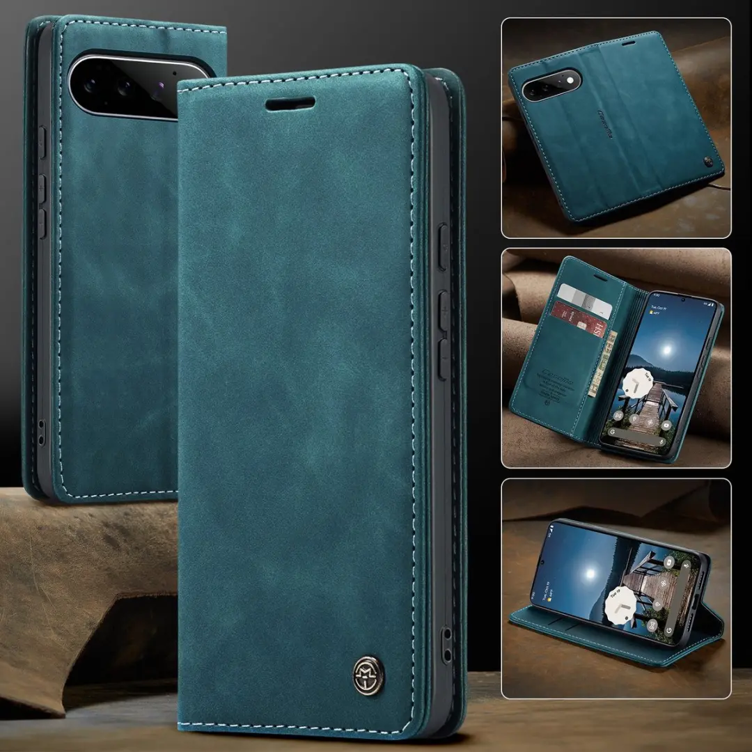 CaseMe Hoesje Pixel 11/11 Pro Blauw - 2 Pasjes