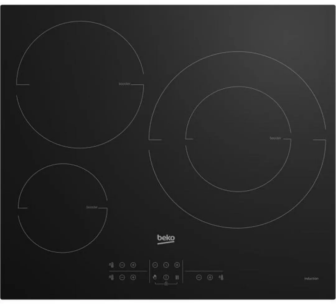 Beko HII63205MT Inductiekookplaat 58cm - 5700W - 3 Zones - Zwart