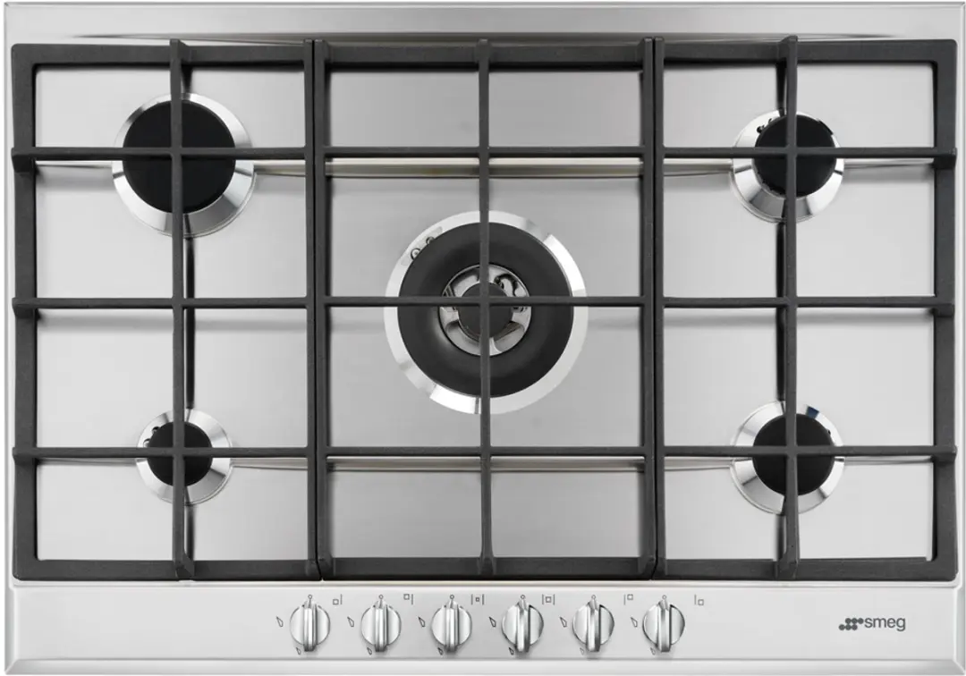 Smeg P272XGH Gaskookplaat 75cm