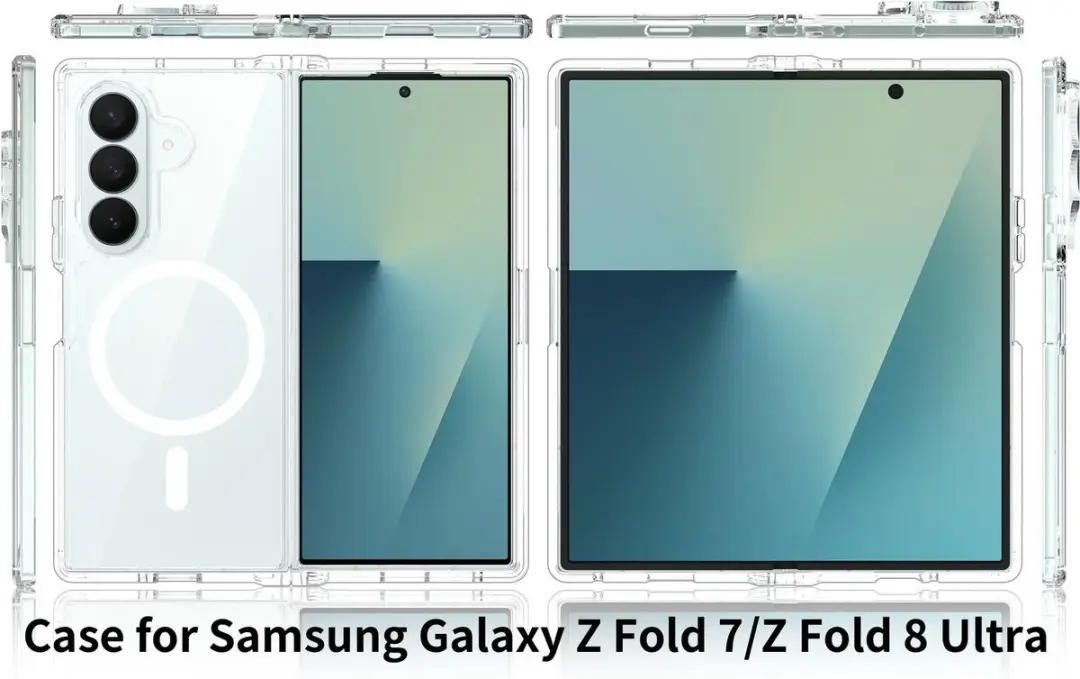 Selected Hoesje Samsung Galaxy Z Fold8 Ultra MagSafe Transparant