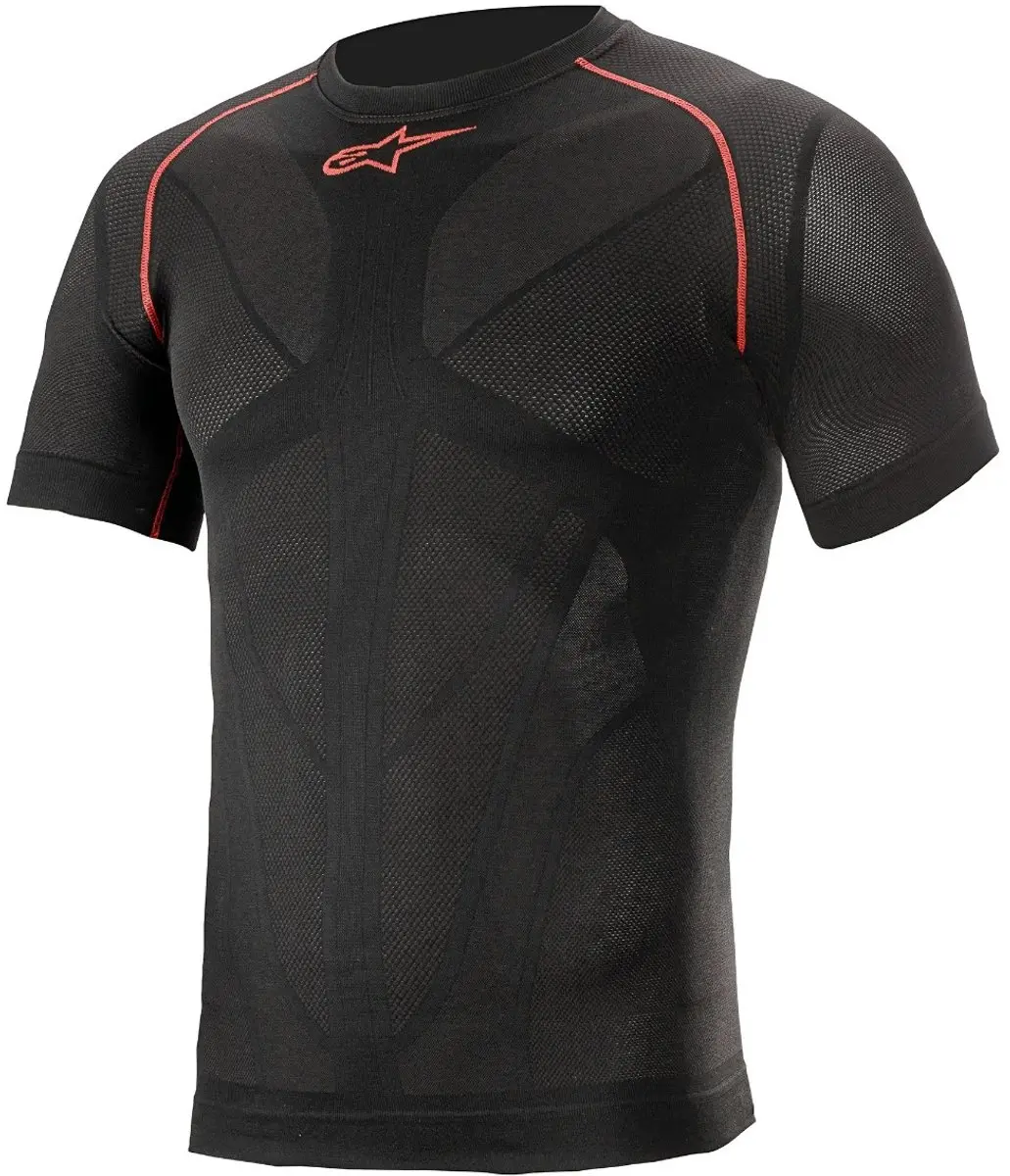 Alpinestars Ride Tech V2 Top Short Sleeve Black Red Summer