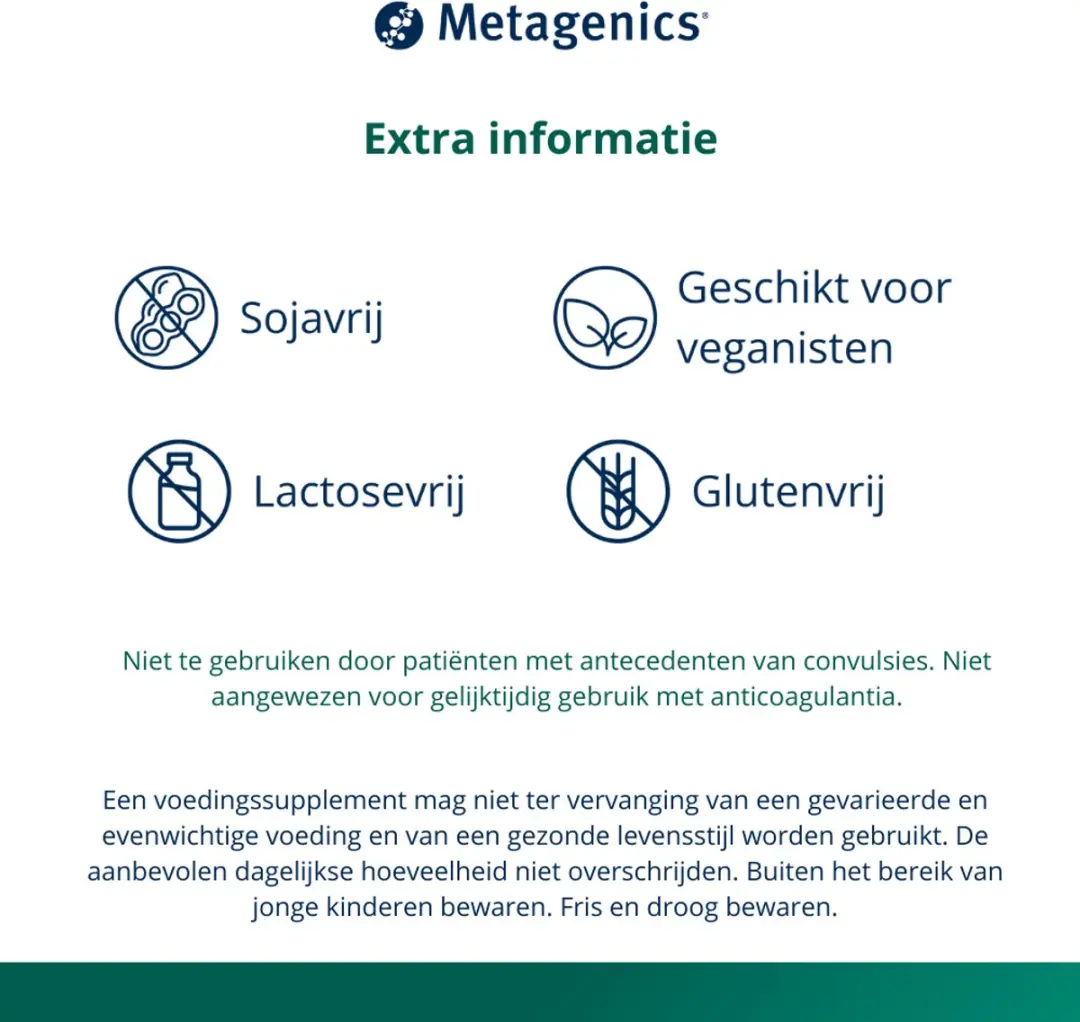 Metagenics Ginkgo Biloba 90 Tabletten - 90mg