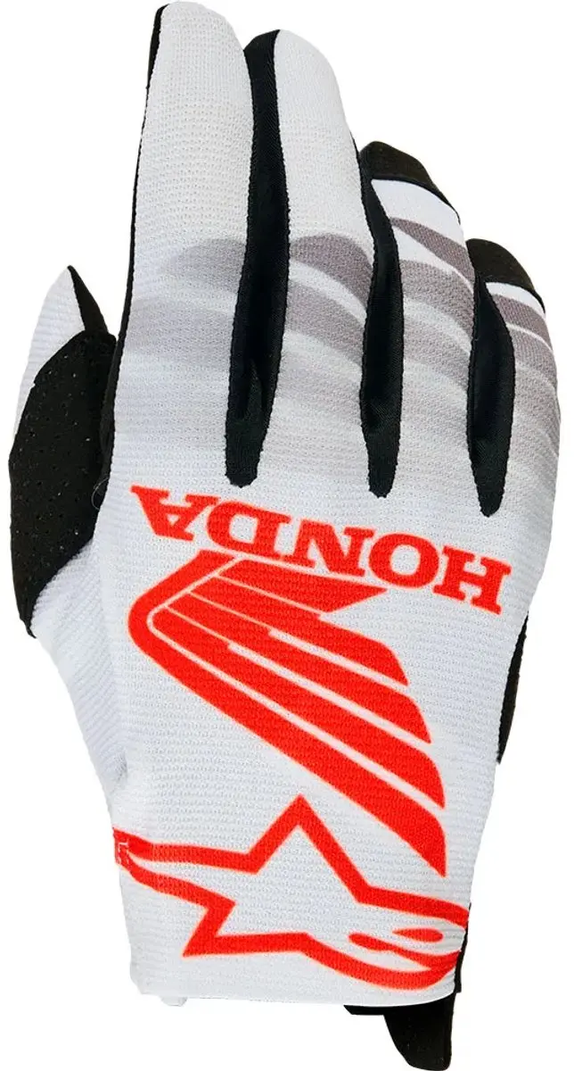 Alpinestars Honda Radar Motocrosshandschoenen S - Rood/Wit/Zwart