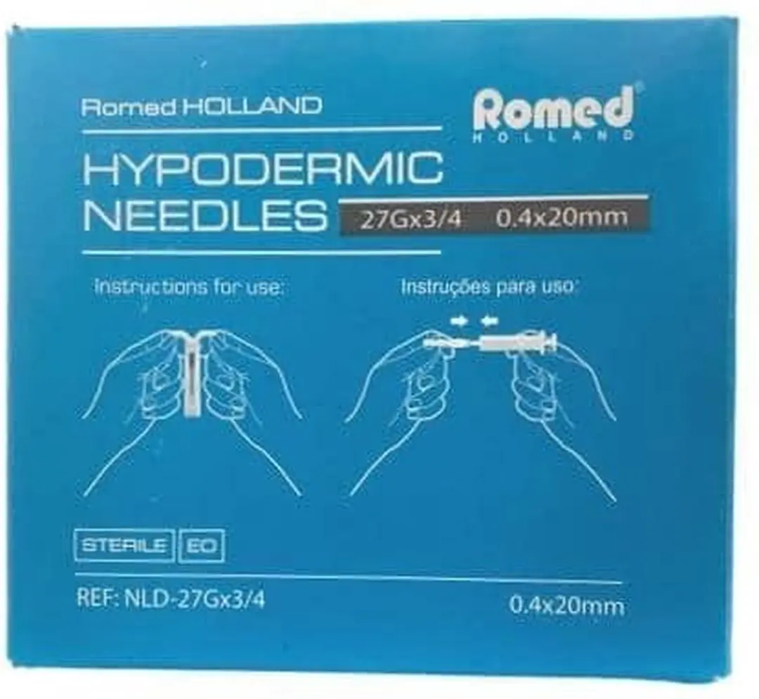 Romed Injectienaalden 27G x 0.75 - 100 Stuks