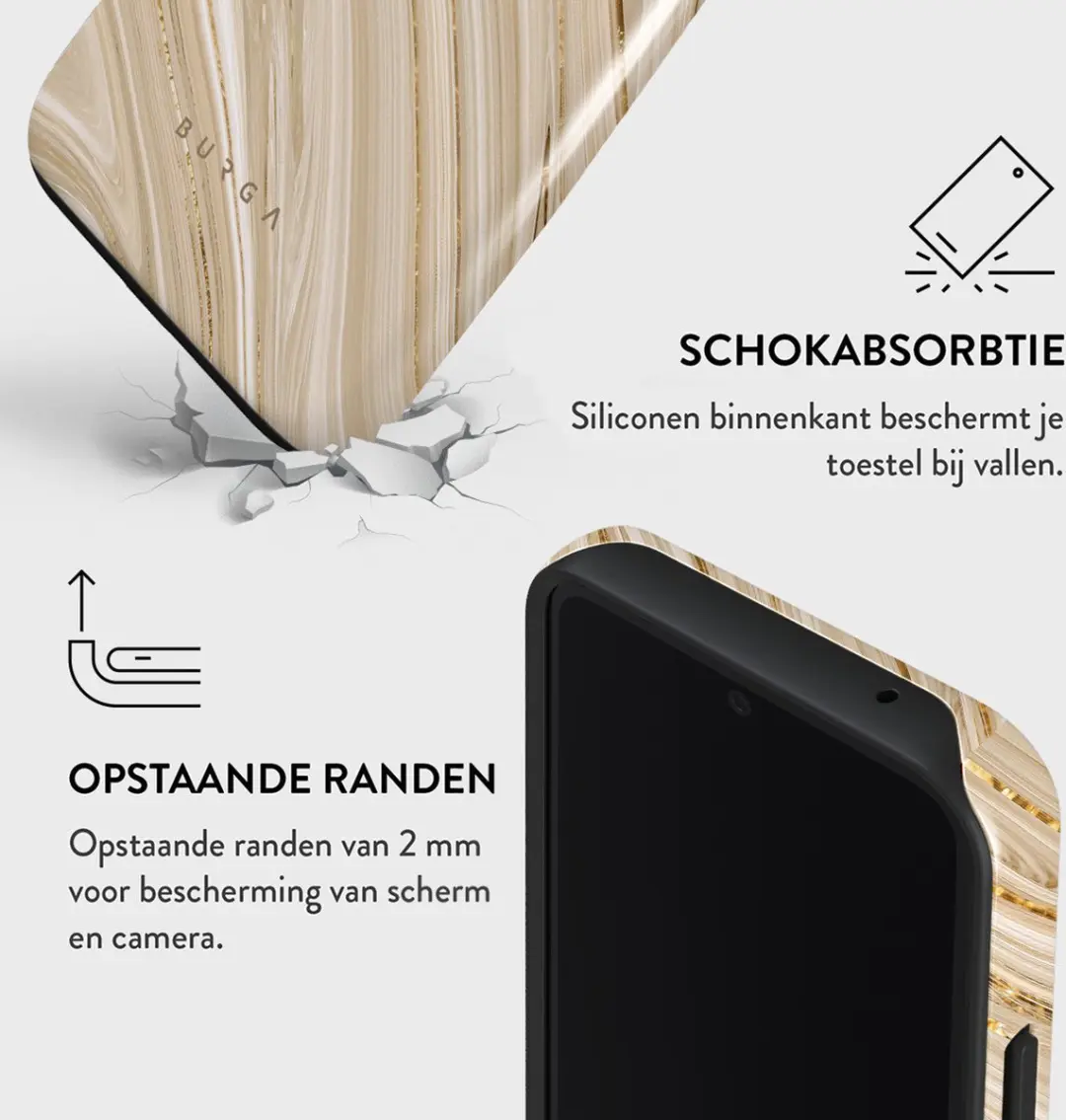 Burga Tough Backcover Samsung Galaxy A54 Full Glam SH00064666