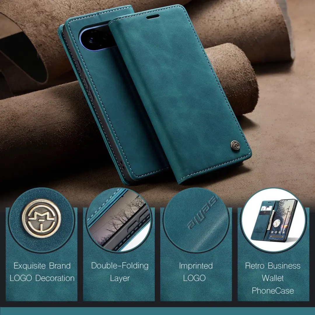 Caseme 013 Book Case Hoesje Google Pixel 11 Pro XL - Blauw