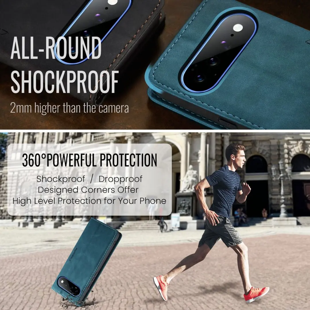 Caseme 013 Book Case Hoesje Google Pixel 11 Pro XL - Blauw